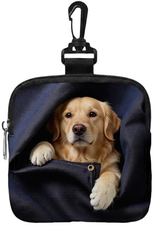 Godispåse för hundträning Behållare för valpmat, snacks och belöning | Hundpromenadväska för vandring, camping, resor, road trips, utomhusaktiviteter, och park