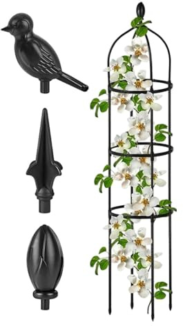 Tutor obelisco para plantas trepadoras Soporte Verduras