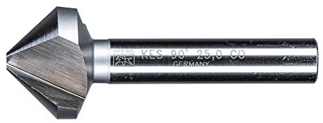 PFERD HSS-E Co5 Kegel-/Entgratsenker | 90°, Ø 25,00 mm, Schaft-ø 10 mm, DIN 335 C | 25202138 - temperaturbeständig durch Co-Anteil