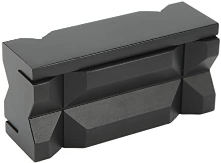 Ganasce della Morsa, Protezione della Ganascia della Superficie della Morsa Scanalata Prismatica in Alluminio Billet in Acciaio Ad Alte Prestazioni per Morse da Banco