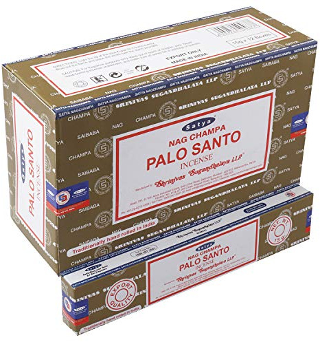 Satya Bastoncini di incenso, nero, PALO Santo