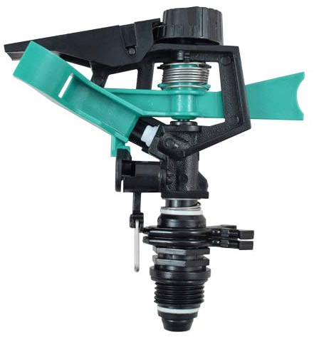 Ferrestock FSKASP001 Arroseur d'arrosage sectoriel ou Circulaire avec 4 Modes d'arrosage, fabriqué en Plastique, Prise filetée mâle de 1/2 et espacement jusqu'à 14 m
