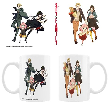 Crunchyroll - Spy x Family - Shopping & Killing - Tasse, Mug - 320 ml - original & lizensiert, Bunt | Mug