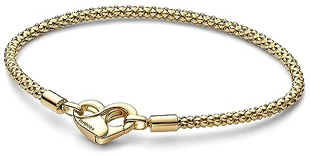 PANDORA Pulsera 562731C00-19 tachuela corazón