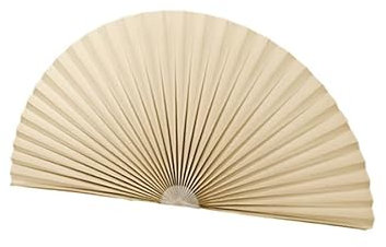 Arch Window Pleated Blinds Light Filtering Pleated Shades Blackout Half Circle Window 46 x 23 Inch Shade Arched Window Coverings Arched Curtains, Easy to Cut & Install 2 Pack (Beige)