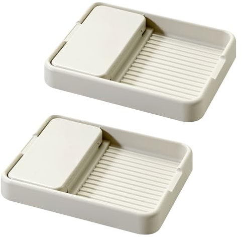 Wisebom 2 Pcs Foldable Pot Lid Holder and Spoon Rest for Stove Top with Drip Pad