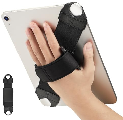 Fintie Soporte Universal de Correa de Mano para tabletas de 9 a 11 Pulgadas, Giratorio de 360 Grados, Agarre Seguro y portátil Ajustable para iPad, Galaxy Tab y tabletas de 9 a 11 Pulgadas, Color