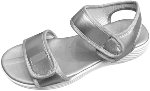 Bekväma sommarsportsandaler, barfota halkfria sulor, med fotvalvsstöd, lätt att ta på, stora storlekar, strand- och promenadskor