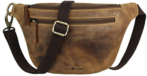 Greenburry Vintage Gürteltasche Leder 22 cm