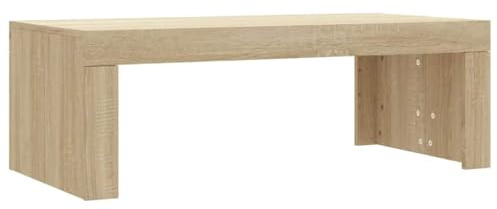 vidaXL Tavolino da Salotto Rovere Sonoma 102x50x36cm Legno Multistrato