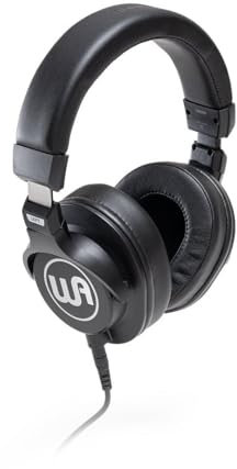 Warm Audio WA-HRT Headroom, Auriculares Cerrados de Estudio (transductores de neodimio de 45 mm, Almohadillas Intercambiables, para monitorización y grabación), Negro