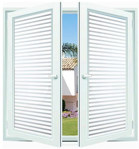 Pellicola Elettrostatica 45 x 430 cm, Riduzione Abbagliamento Solare, Anti-Calore, Facile da Installare, Pellicola Protettiva Statica, per Casa Cucina, Banda