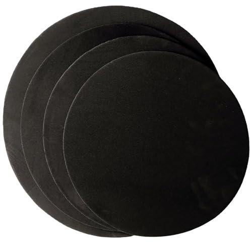 Silenciador De Batería 4 Uds almohadilla de tambor práctica almohadillas silenciosas pulgadas Snare Tenor Kit Set Mat silenciador accesorios tambores alfombra bajo platillo percusión Para PráCtica Sil