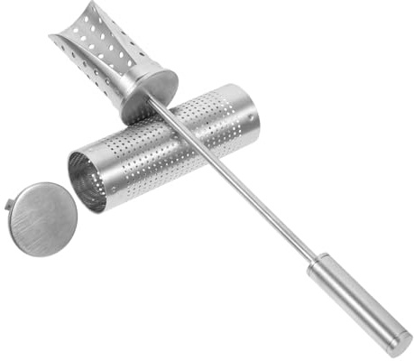 CIYODO Colador de Té Tubo de Acero Inoxidable Filtro para Té Suelto Infusor Manual Resistente para Hogar