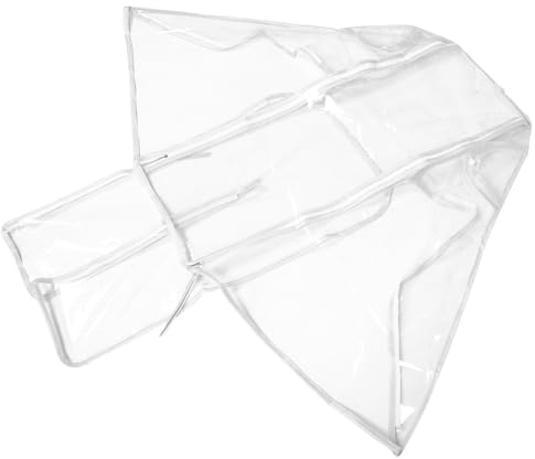YARNOW Funda para Cochecito a Prueba de Viento y Lluvia de Peva Transparente para Uso al Aire Libre Protección Resistente para Bebés y Padres