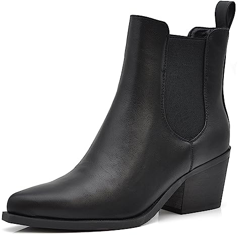IF Fashion Scarpe da Donna Stivali Stivaletti Cowboy Western Camperos Texani Etnici MP632-2 nero N.40