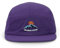Clakllie Cappelli da corsa impermeabili a 5 pannelli, ad asciugatura rapida, a tesa piatta, ricamati, cappello da camionista con visiera piatta, cappello morbido, CDUK-DFB3-Viola, Taglia unica
