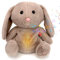 LOMUG Schlummer Hase Kuscheltier, Baby Einschlafhilfe Hase, Einzigartiges Einschlafhilfe Babys für Neugeborene, Hase-Musikpuppe mit Atembewegung und Musik, Schlummer Kuscheltier,Ideales Baby Spielzeug