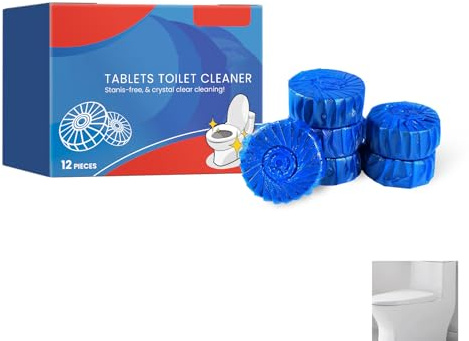 Tabletas de Limpieza Eficiencia Inodoro,Limpieza Potente Para Hacer Que el Inodoro Este más Limpio,Bloques Limpiezaa de Inodoro Azules