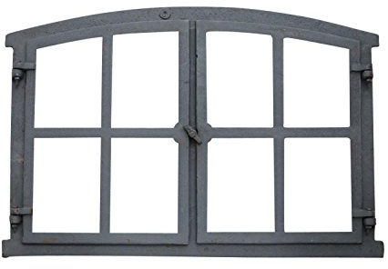 Stallfenster Fenster zum Öffnen Scheunenfenster grau 74cm wie Antik Eisenfenster