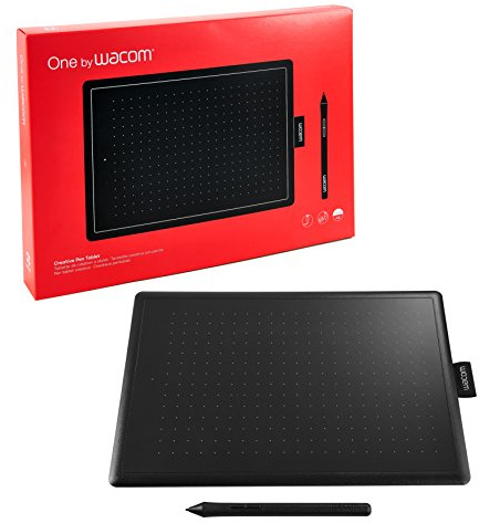 Wacom CTL-672/K0-CX Medium 8.5-inch x 5.3-inch Graphic Tablet (Red and Black)