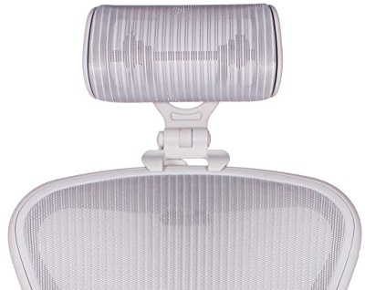 Engineered Now Die Originale Kopfstütze für den Herman Miller Aeron Stuhl H4 Mineral | Farben und Maschenbildungen passen zu dem umgestalteten Aeron Stuhl 2017 und neueren Modellen.