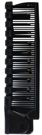Coup de peigne pliant portable - pinceau à cheveux à double tête, outil anti-statique compact, peigne de style dentaire, accessoire de poche léger, gadget de voyage durable | Force de maquillage pour