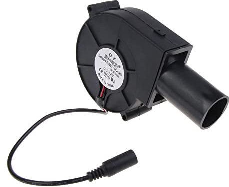 Ventilador de barbacoa DC2V 2A Barbacoa Calefacción Estufa Soplador de aire Ventilador de parrilla de cocina Ventilador de parrilla de doble rodamiento de bolas, arranque de carbón 9733