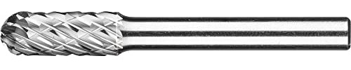 PFERD HM-frässtift, rullformad WRC, tandning ALLROUND, frässtift ø 8 mm, skaftdiameter 6 mm, längd 60 mm, 21001011 – för mångsidig användning på de viktigaste industriella materialen