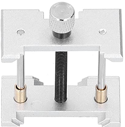 Base de Support de Mouvement de Montre Professionnelle, 2 Pièces en Acier Universel Fixe Support de Mandrin de Montre Outil de Réparation de Montre pour Horlogers Support de Mouvement de Base de Répar