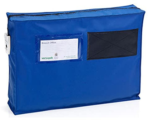 Versapak Small Gusset Mailing Pouch 355x250x75mm Blue (ZG1)