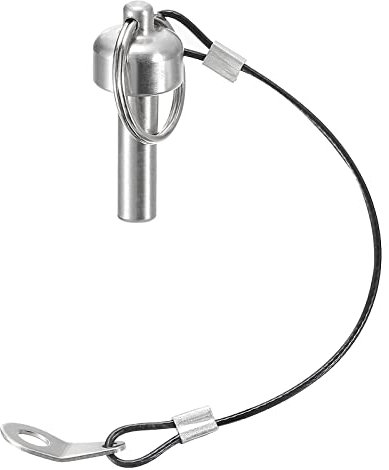 QUARKZMAN Pasadores de Bloqueo Magnéticos, Pasador de Liberación Rápida Tipo Imán de Acero inoxidable 304 con Anillo de Empuje y Cuerda de 24,5 cm (8mm-21mm)