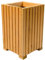 BOGATECO Blumenkasten aus Holz | Pflanzkasten | Blumentopf 40 x 25 x 25cm | Kräutertopf für zu Hause Garten Balkon Terrasse | Topf mit Kunststoffeinsatz | Imprägniert | Hellbraun