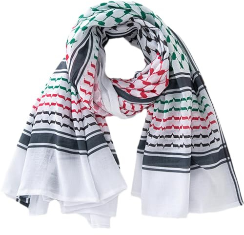zwxqe Foulard pour homme | Écharpe Shemagh | Foulard traditionnel, écharpe Friends, écharpe pour enfants, écharpe du Moyen-Orient, écharpe de culture arabe, écharpe du désert pour homme,