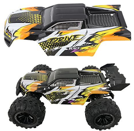 Culnflun RC Car Body Shell, 1/16 RC Car Body Shell SCY 16101PRO PVC Orange Spare Parts Assembly Accessory for Hobbyists Combat Remote Control Car Enthusiasts