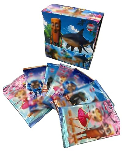 GETJOY 288 PCS Italian Brainrot Cards, Collectible Trading Cards for Game Nights, Social Gatherings, Perfect for Fans and Internet Culture Enthusiasts(4 Designs, Randomly One)