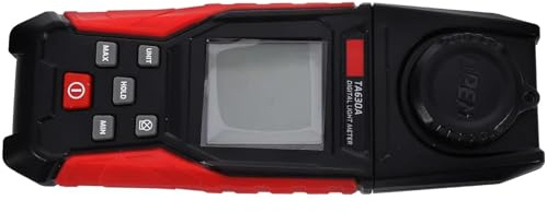 Ljusmätare, Digital Ljusstyrksmätare Handhållen Fotometer 200000 Lux-område LCD-skärm Datalagring Bärbar Utrustning Ljusmätningsverktyg