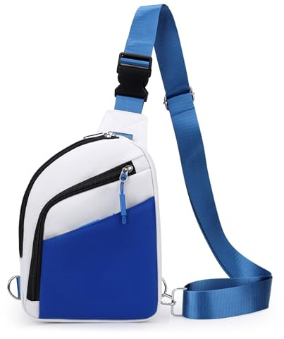 BIRDDIE Axelväska för kvinnor och män, stöldskydd RFID Crossbody axelväska, vattenavvisande Oxford-tyg, flera fickor, justerbar rem, för resor, pendling och daglig användning