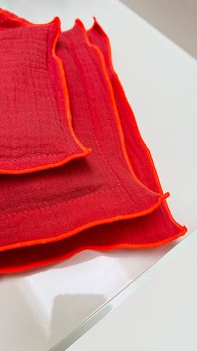 Blausberg Coussin chauffant pour bébé avec housse amovible en mousseline (lavable) certifié Oeko-Tex, noyaux de raisin, noyaux de cerise, graines de colza, différentes tailles et couleurs (corail avec