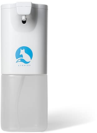 XTRAFOX® Premium Desinfektionsspender, automatisch inkl. Wandhalterung und Anleitung - weiß/350ml - kontaktlose Desinfektion mit Sensor Automatik - für privat und Business