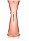 Lumian Luxury Bar Tools L0166 Japanese Jigger Professionale, Acciaio Inox, Placcato Rame, 30/60 ml