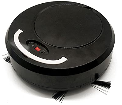 Robot Aspirapolvere Intelligente 3 in 1, Ultra Silenzioso, Forte Aspirazione, Sollevamento Portatile, Adatto per Pavimenti in Legno, Pavimenti in Ceramica E Marmo (Black)