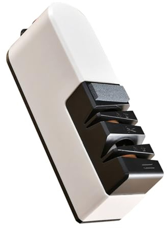 dijiusidy Afilador De Cuchillos Electrico Afilador De Cuchillos De Doble Tijera Afilador De Cuchillos Fácil En 5 Segundos Afiladores De Cuchillos ABS