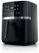 Bosch Heißluftfritteuse Serie 4, XL Air Fryer, schwarz, 6,1 L Fassungsvermögen, 7 Voreinstellungen, Auftau- und Warmhaltefunktion, Touchscreen, bis zu 60% schnelleres Kochen, MAF462B0