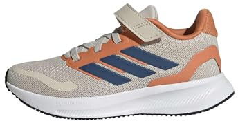adidas Unisex Kids RUNFALCON 5 Shoes Kids, Alumina/Dusky Petrol/Dusky Orange, 11 UK Child
