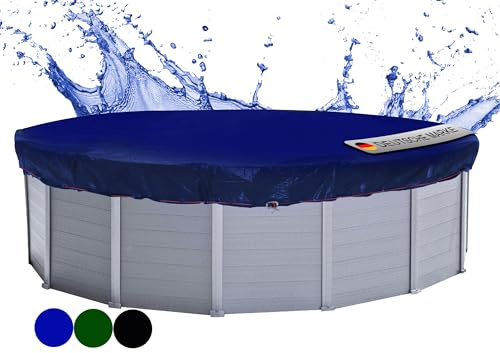 QUICK STAR Copertura Piscina Rotonda 500-550 cm Telone Invernale 180g/m² Blu