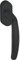 HOPPE 10772928 Fenstergriff Atlanta-Secustik, VK 7 x 32-42 mm, Alu schwarz matt, Mattschwarz