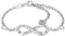 SERASAR Unendlichkeitszeichen Armband Damen Schmuck 925 Sterling Silber 18 Karat Gold Frauen Kette Mädchen Geschenk Idee Geburtstagsgeschenk für