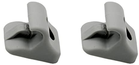 FYOBOT 2 Uds 8523505100OM Retenedor Clips de Parasol Soporte Gris para I20 2008-2015 85235-05100OM Accesorios Interiores