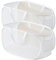 Pop Up Wäschekorb Faltbarer Wäschekorb 2 Stk(36 * 36 * 58 Cm) Wäschetonne Wäschekorb klappbar mit Griff laundry basket Aufbewahrungskorb für Kinderzimmer Camping Und Reisen (2stk weiß)